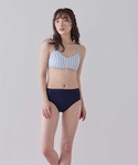 水着 シンプルデザインハイウエストビキニ/水着...の詳細画像5