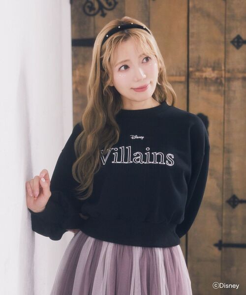 トレーナー スウェット Disney Villains / スウェットプルオーバー レディース