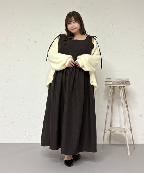 Louiosy（ルオシー） カーディガン 「大きいサイズ」マルチウェイ