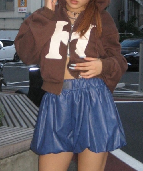 HTH パンツ faux leather balloon shorts レディース : ZOZOTOWN Yahoo