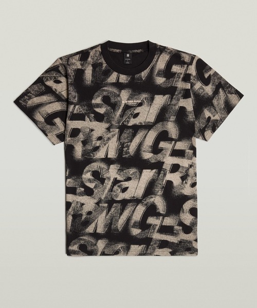 送料込★G-Star★Sprayed Letters Loose Tシャツ G-STAR RAW tシャツ SPRAYED LETTERS LOOSE T-SHIRT