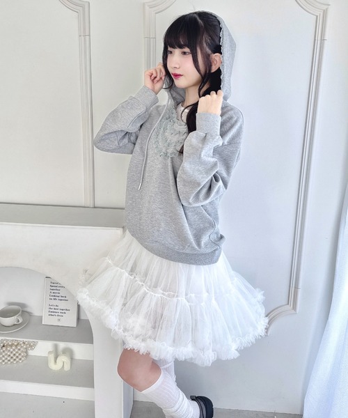 Loueme スカート リボンボリュームパニエスカート : ZOZOTOWN Yahoo!店