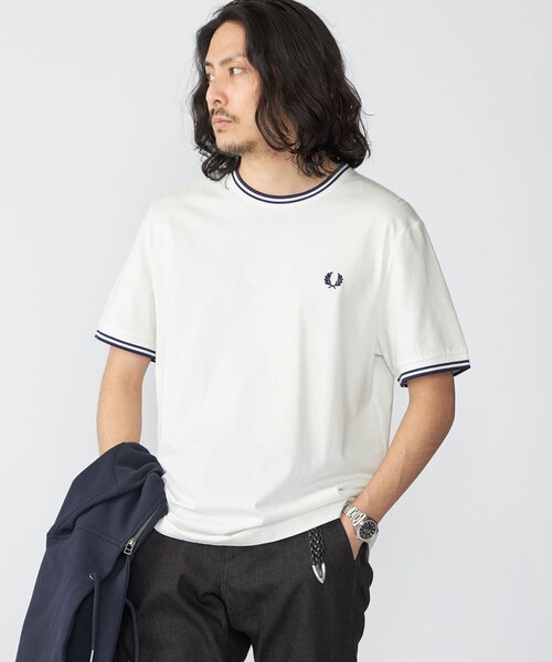 【SHIPS別注】FRED PERRY: M1588 TWIN TIPPED Tシャツ SHIPS別注】FRED PERRY: M1588 TWIN TIPPED Tシャツ | シップス