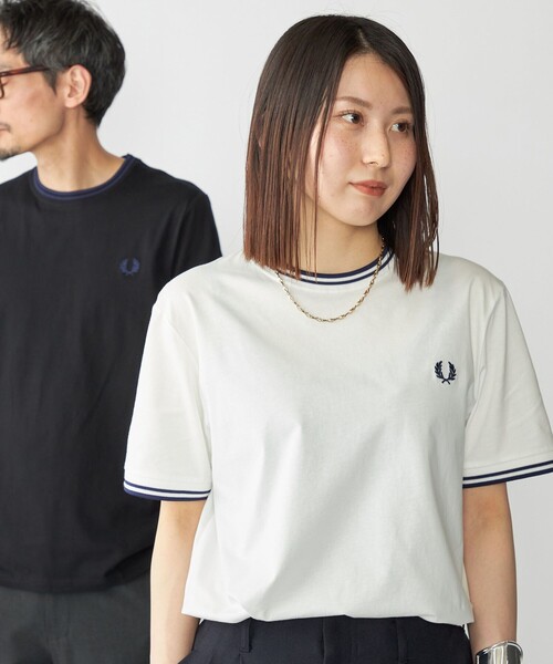 FRED PERRY Tシャツ　レディース Sサイズ FRED PERRY tシャツ 「FRED PERRY/フレッドペリー」 ローレス