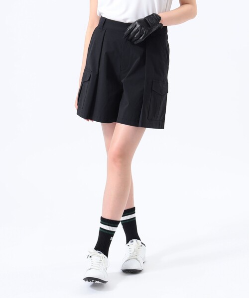 ビームスゴルフ 撥水カーゴショートパンツ サイズL ブラック 新品 本物 春夏 BEAMS GOLF パンツ ORANGE LABEL / 撥水 カーゴ ショートパンツ
