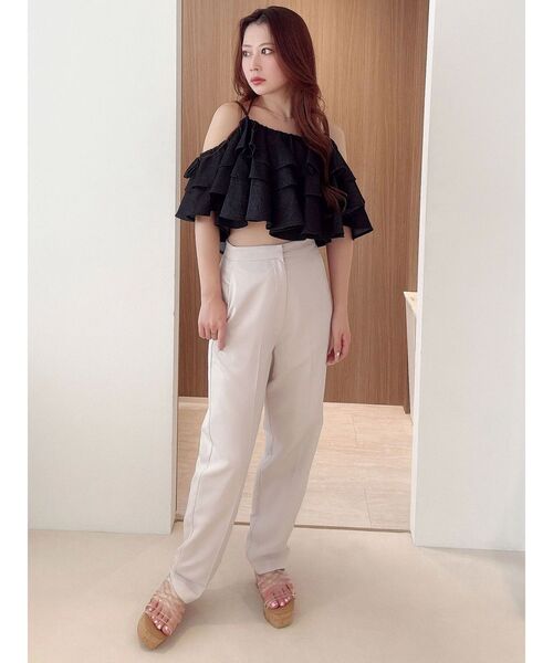 MERCURYDUO パンツ basicテーパードパンツ レディース
