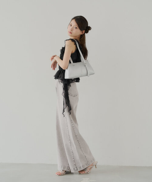 ルーズワイドパンツ デニムパンツ　ジーンズ　RARELY ALIKE Lサイズ Chico ジーンズ デニム デニムパンツ 「5色展開」ルーズワイド