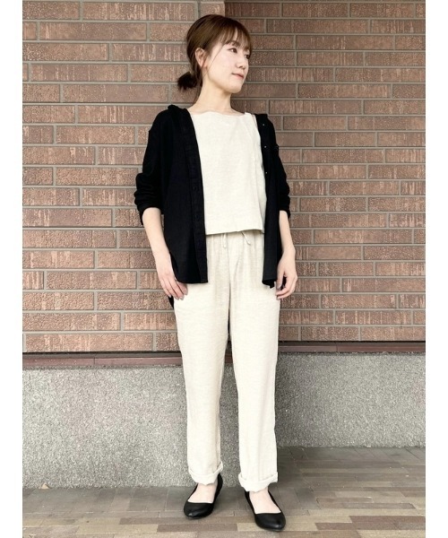GAP ブラウス シャツ リネンブレンド エプロントップス