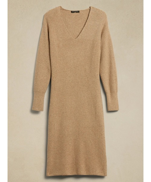 [BANANA REPUBLIC FACTORY STORE] вязаный One-piece S Camel женский 