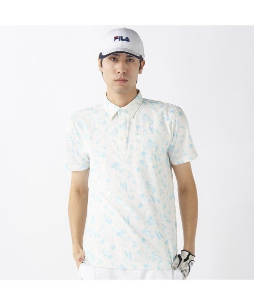 [未使用] FR2ゴルフ アロハシャッツ 襟付きシャッツ 半袖 メンズ M FILA GOLF アロハシャツ tシャツ GOLF/フィラ ゴルフ ゴルフウェア