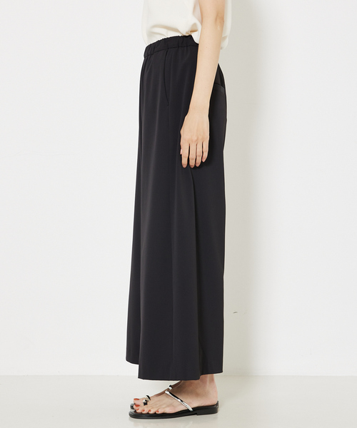 qualite パンツ 2WAYストレッチワイドパンツ レディース