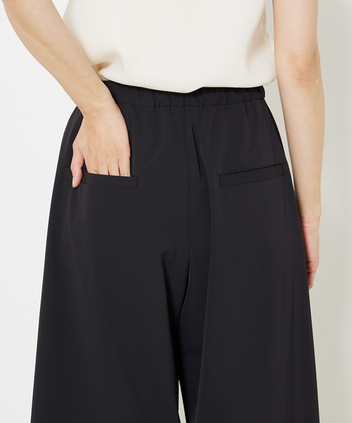 qualite（カリテ） パンツ 2WAYストレッチワイドパンツ レディース