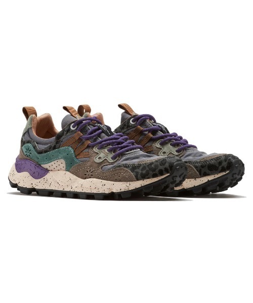 go slow caravan スニーカー Flower MOUNTAIN/フラワーマウンテン