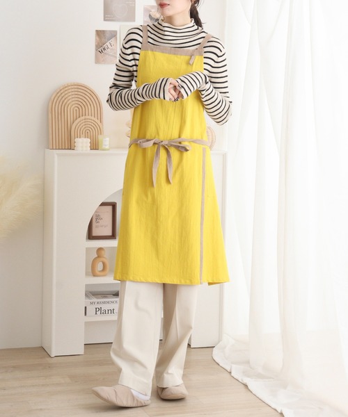 FUNALIVE（ファンアライブ） エプロン FABORI クリンクル スリット