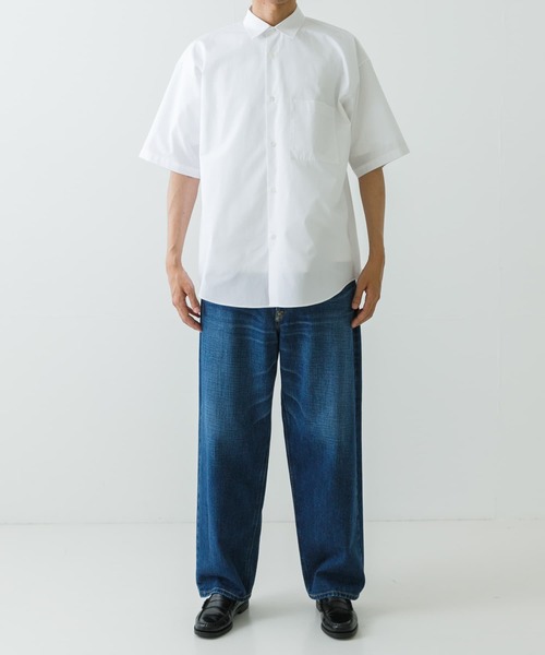 トップス THOMAS MASON SHORT-SLEEVE OVER SHIRTS セール】new basic THOMAS MASON SHORT-SLEEVE OVER SHIRTS