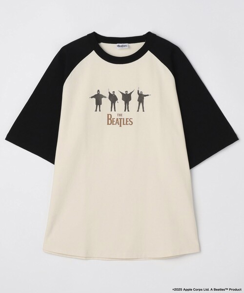 tシャツ 「THE BEATLES/ザ ビートルズ」ラグランスリーブTシャツ/バックプリント レディース メンズ FREAK'S STORE tシャツ 限定展開 THE BEATLES/ザ ビートルズ