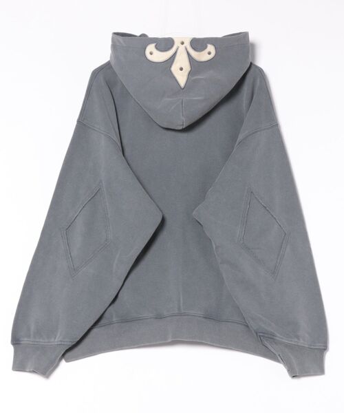 パーカー SUPPLIER/「LHP EXCLUSIVE」FLEUR LEATHER PATCH ZIP HOODIE レディース メンズ SUPPLIER パーカー SUPPLIER/「LHP EXCLUSIVE」FLEUR LEATHER