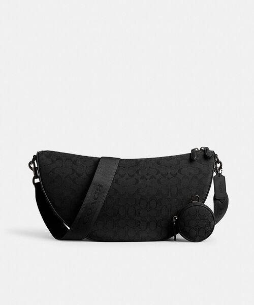 【COACH Men’s】Turnlock シグネチャー柄 スリングバッグ COACH Men's】Turnlock シグネチャー柄 スリングバッグ