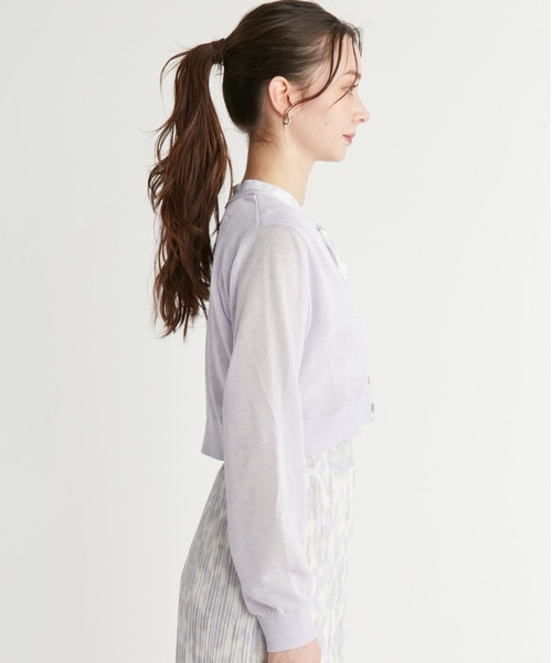 CELFORD 半袖カーディガン デタッチャブル総針カーディガン(カーディガン)｜TOPS（トップス