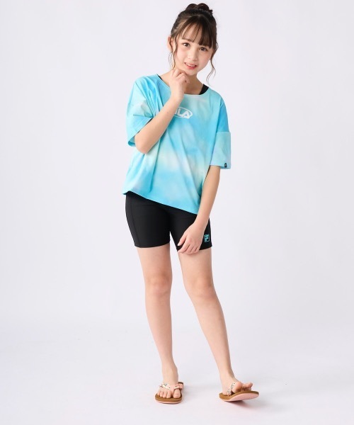 FILA（フィラ） 水着 「FILA/フィラ」キッズ捲れ防止タンキニTシャツ