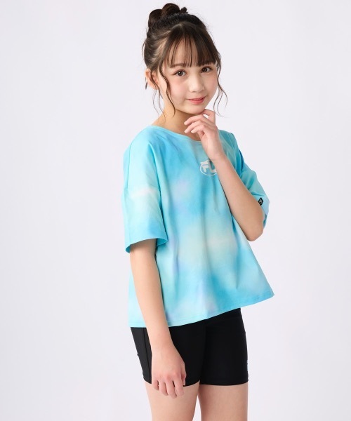 FILA(フィラ) 水着 「FILA/フィラ」キッズ捲れ防止タンキニTシャツ FILA(フィラ) 水着 「FILA/フィラ」キッズ捲れ防止タンキニTシャツ