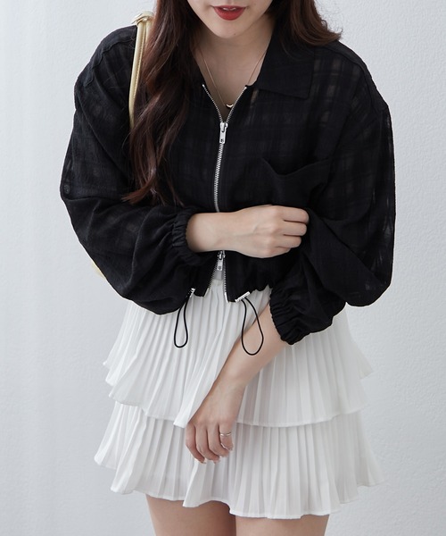 ANOTHER BRANCH OLIVE des ブルゾン アウター WZIPシアBZ