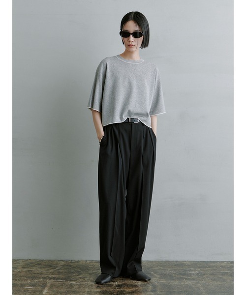 MIESROHE ニット セーター シアーワイドTニット レディース
