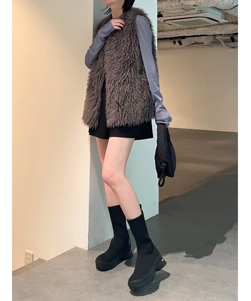 FRAY I.D（フレイ・アイディー） ショートブーツ 36 ブラック