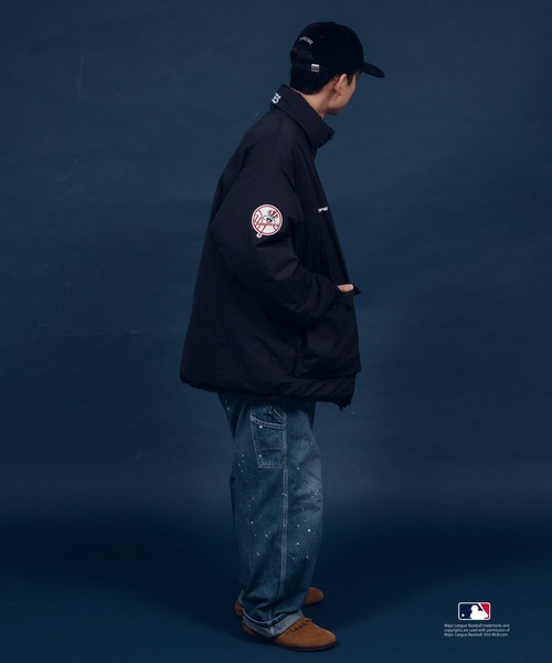 「Perushu」 中綿ブルゾン LARGE ブラウン メンズ