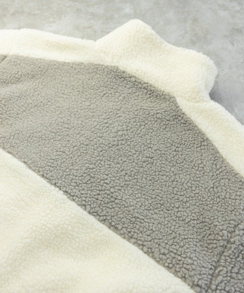 「NYLAUS」 ブルゾン LL ベージュ メンズ_画像6