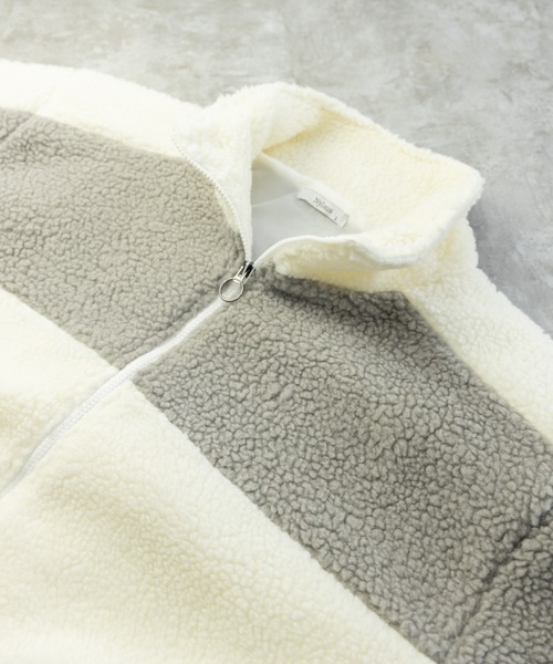 「NYLAUS」 ブルゾン LL ベージュ メンズ_画像8