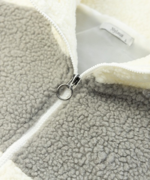 「NYLAUS」 ブルゾン LL ベージュ メンズ_画像9