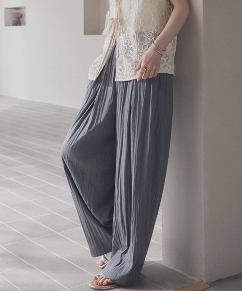 DOUX ARCHIVES（ドゥアルシーヴ） パンツ ワイドウエストギャザー
