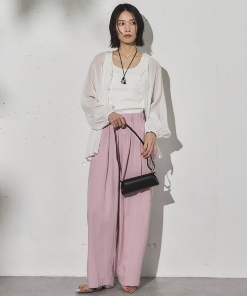 DOUX ARCHIVES（ドゥアルシーヴ） パンツ ワイドウエストギャザー