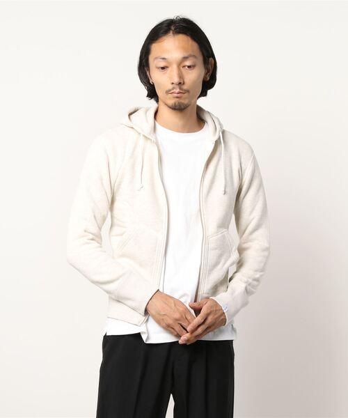 LOOPWHEELER ループウィラー　ジップアップ　パーカー　size XL LOOPWHEELER 「LOOPWHEELER」 ジップアップパーカー LARGE