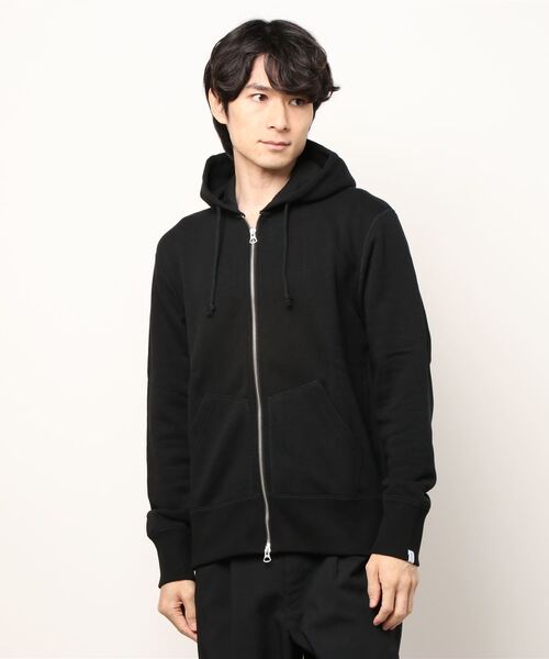 LOOPWHEELER ループウィラー　ジップアップ　パーカー　size XL LOOPWHEELER 「LOOPWHEELER」 ジップアップパーカー LARGE