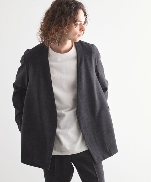 tk.TAKEO KIKUCHI（ティーケータケオキクチ） ジャケット ノーカラー