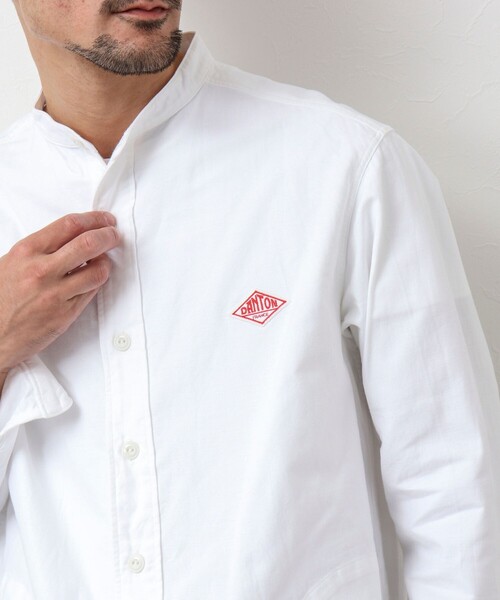 Danton 「DANTON」 長袖シャツ 38 ホワイト メンズ : ZOZOTOWN