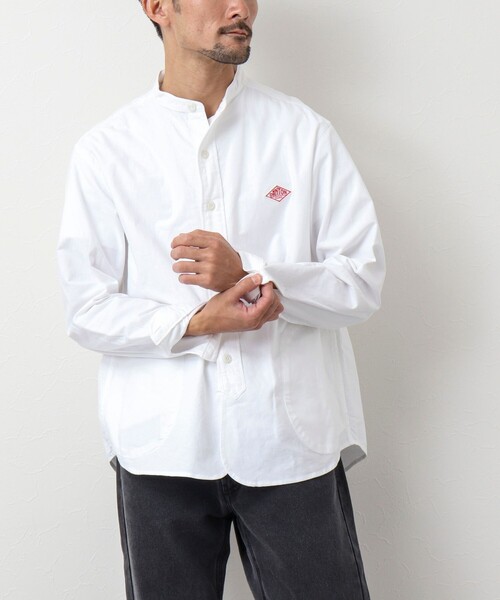 DANTON 長袖シャツ ホワイト 38 Danton 「DANTON」 長袖シャツ 38 ホワイト メンズ : ZOZOTOWN