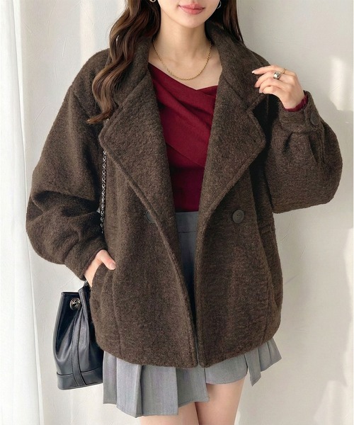 mily bilet コート チェスターコート 「mily bilet」コクーンで魅せる