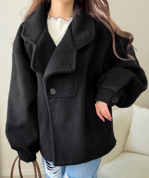 mily bilet コート チェスターコート 「mily bilet」コクーンで魅せる