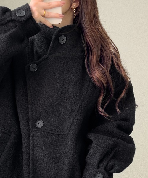 mily bilet コート チェスターコート 「mily bilet」コクーンで魅せる