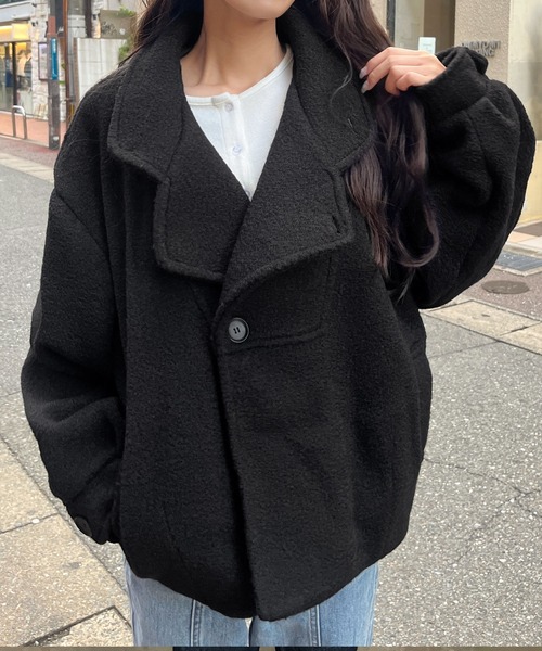 mily bilet コート チェスターコート 「mily bilet」コクーンで魅せる