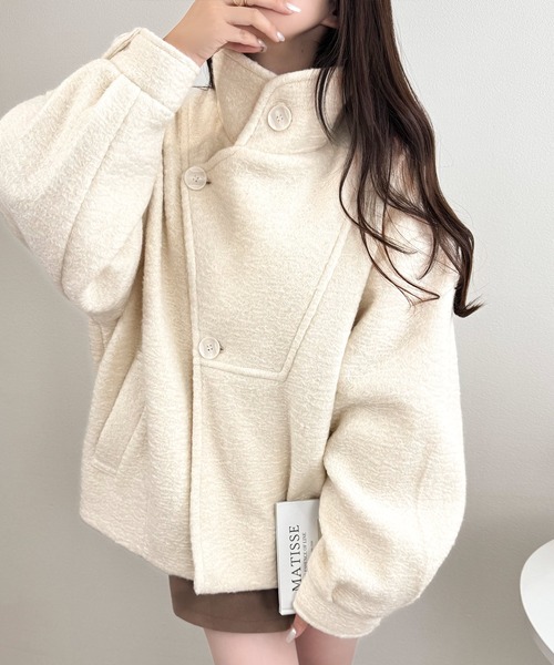 mily bilet コート チェスターコート 「mily bilet」コクーンで魅せる