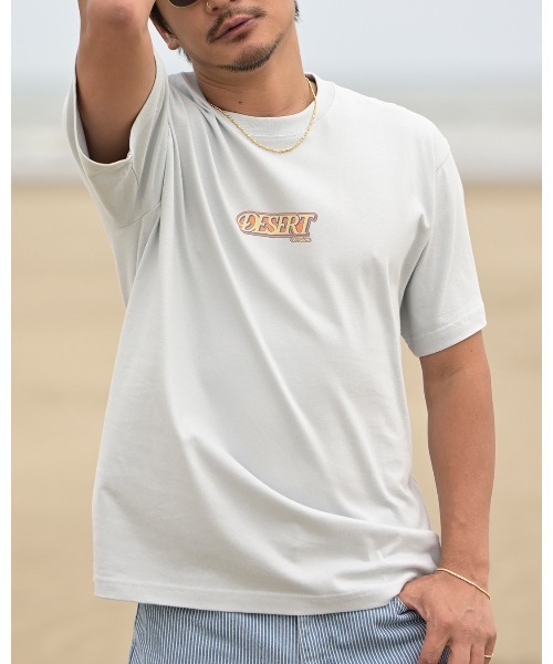 re.Tシャツ Re:room（リルーム） tシャツ デゼルトロゴプリントTシャツ メンズ