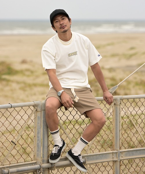 Re:room（リルーム） tシャツ デゼルトロゴプリントTシャツ メンズ