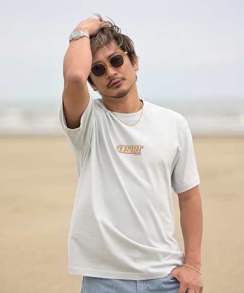 Re:room（リルーム） tシャツ デゼルトロゴプリントTシャツ メンズ