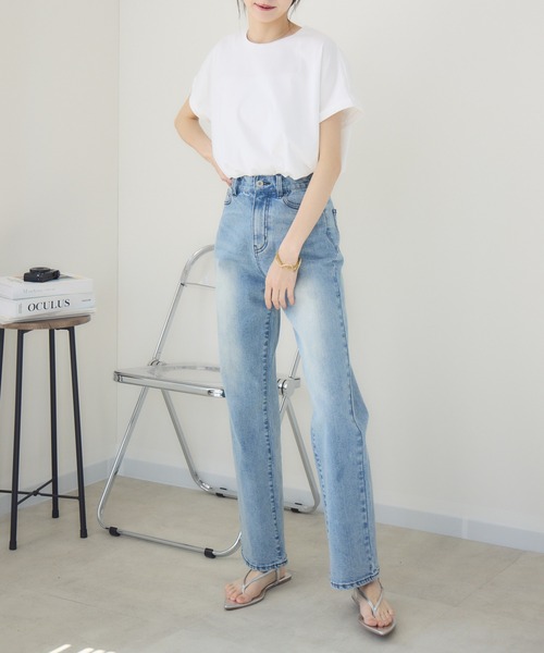人気インスタグラマー midopei× meeny minyコラボデニム meeny miny ジーンズ デニム デニムパンツ 「meeny miny
