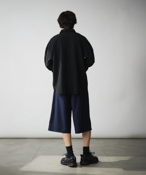 Lyftメンズ ショートパンツ 2着セット 黒と青 スプラッシュプリント LYFT-Lift Training Wear | Shorts / Half Pants] Edward Kato