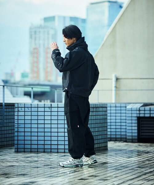 「+phenix」 ジップアップブルゾン SMALL ネイビー メンズ_画像3